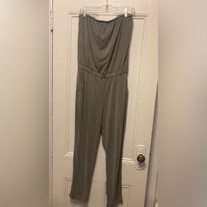 Silky Strapless Jumsuit